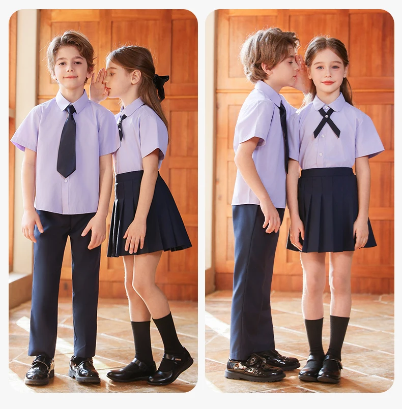Luxuriöses Kinder-Hochzeitsset für Mädchen, Hemd und Hose für Jungen, lila Party-Outfits, Anzug, Kinder-Schuluniform, formelle Kleidung – Detail 3
