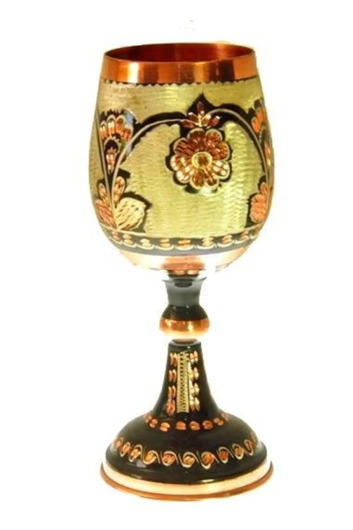 DOLBOVI Hdmarketim 100 copper authentic Kadeh elcrafting Glasses of wine Glass