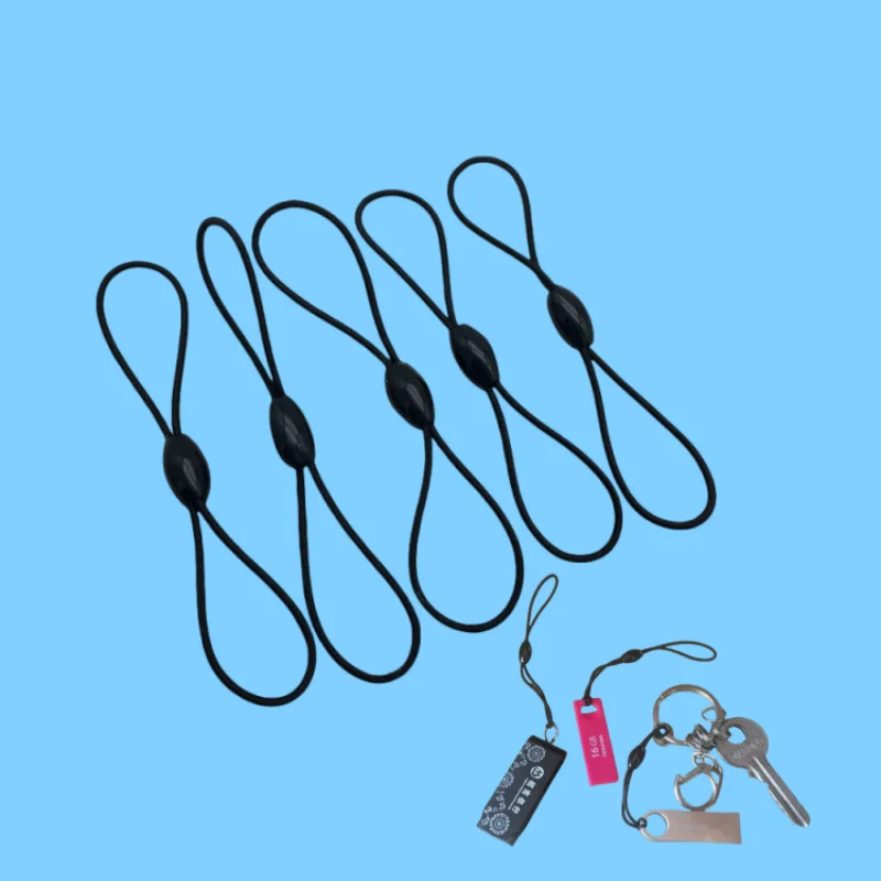 

10pcs Nylon Lanyards for USB Flash Drive Cell Phone Key ipod mp3 mp4 ID card badge Small Electronic Devices Charms small lanyard