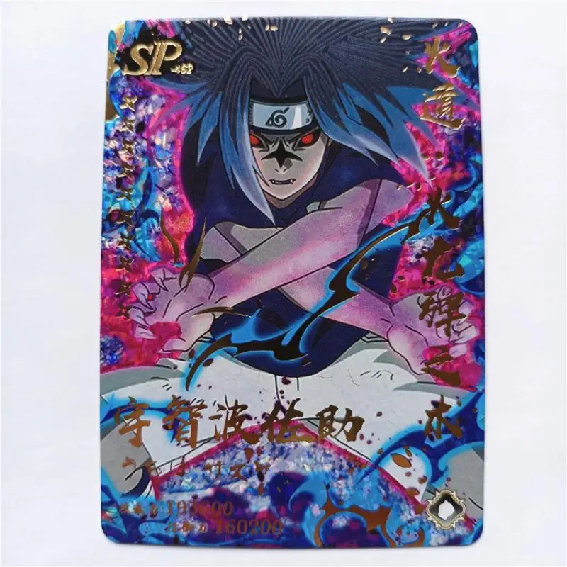 Little Dinosaur Naruto Sp-Series Anime Characters Uchiha Obito Uchiha Itachi Minato Collection Card Board Game Birthday Gift