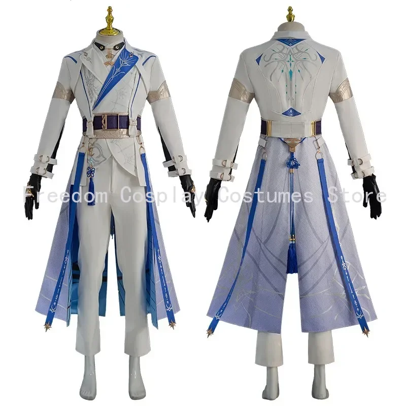 الحب والفضاء العميق Xavier Lumiere تأثيري حلي شعر مستعار متلألئ ضوء القمر موحدة أقراط هالوين ملابس الحفلات الرجال النساء