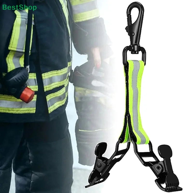 ★Glove Clips Firefighter Glove Strap Universal Gloves Holder With 1/ 2 Clip For Hanging Gloves Tool Bags Glove Keeper Glove Clip