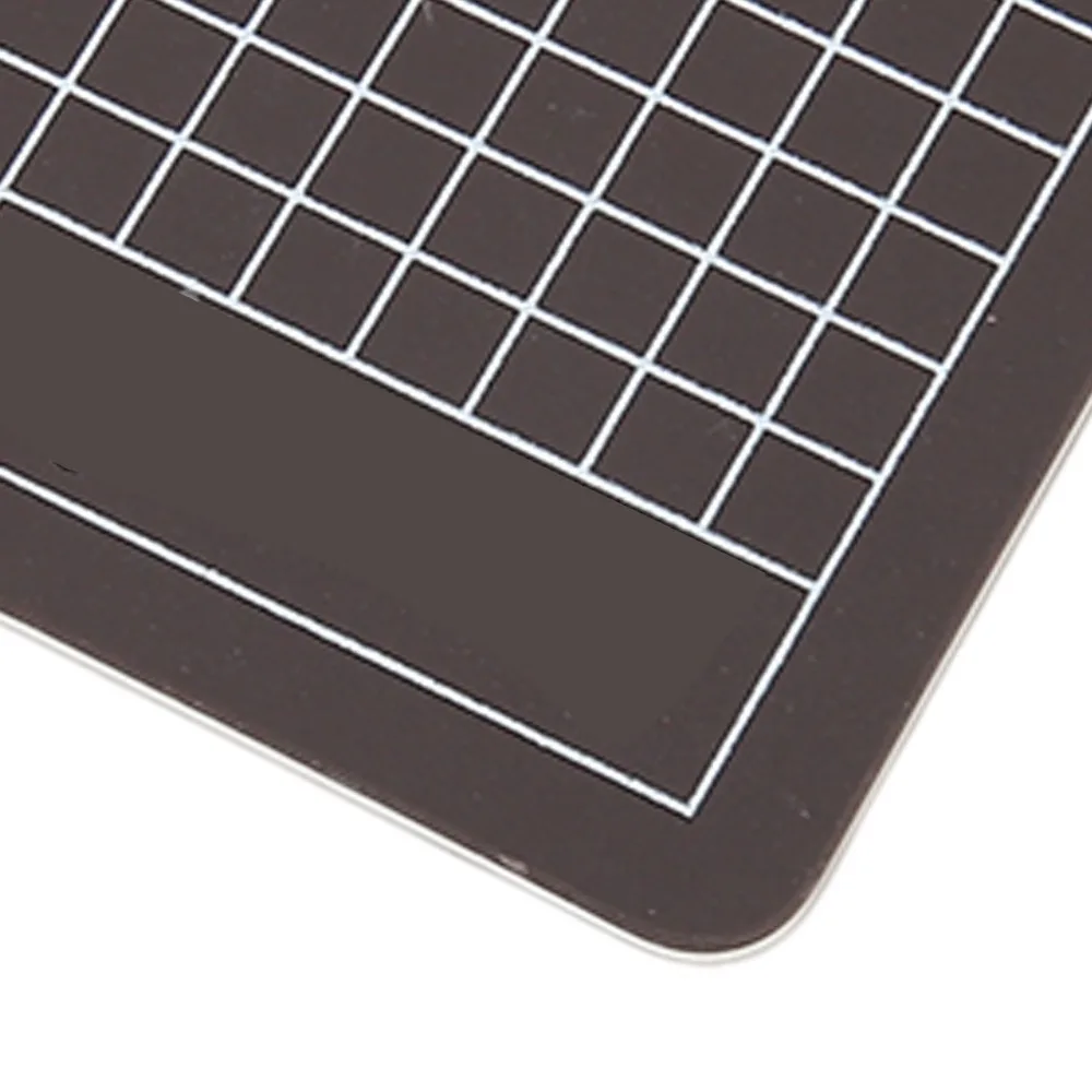 5Pcs Easy To Clean Pvc Material Cutting Mat 6x6cm Double Sided Self Recoverying Mat Soft Black Carving Pad Paper Trimming