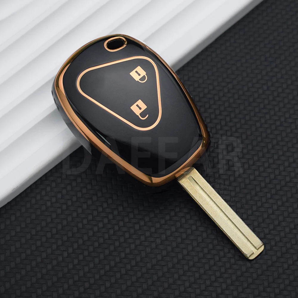 For Renault/Kangoo/ Dacia/Scenic/Megane/Sandero/Captur/Twingo/Modus 2 Buttons TPU Remote Key Case Key Protector Shell