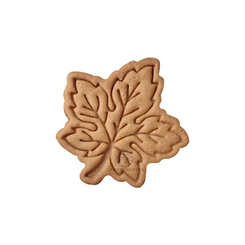 3D Ahornblatt-Ausstechformen, Herbstblatt-Form, PLA-Kunststoff-Backform, Fondant-Gebäck-Kuchendekorationswerkzeuge, DIY-Backform für Kekse – Detail 6
