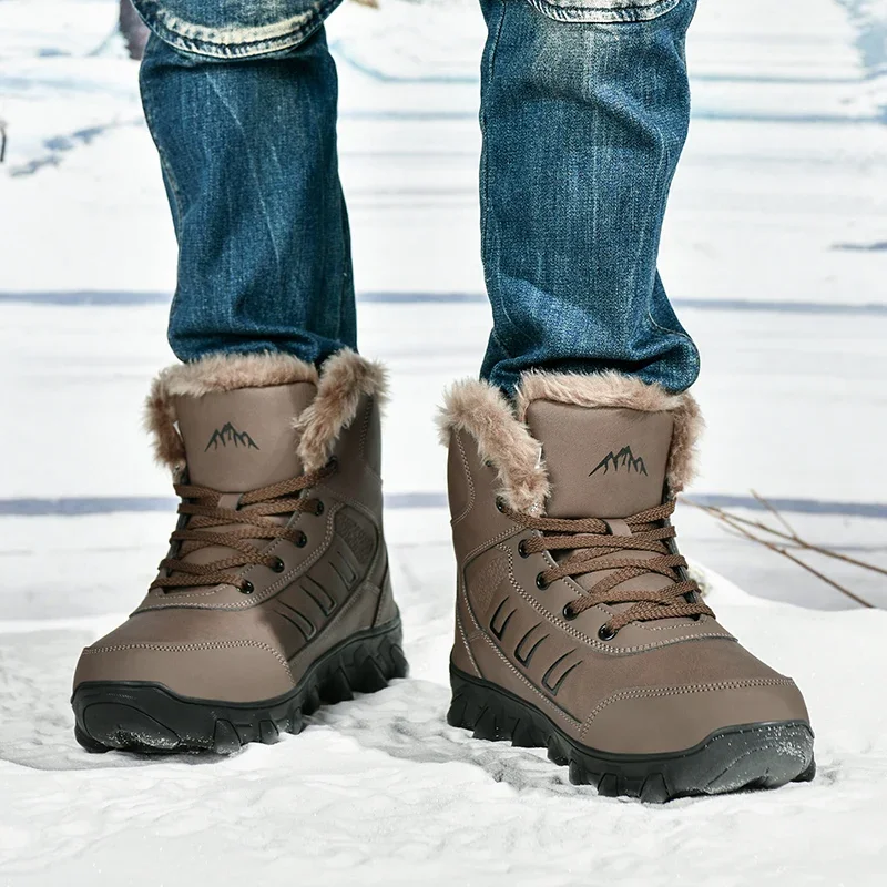 buty męskie 2024 Nowe kapcie zimowe Ciepłe męskie buty Wodoodporne antypoślizgowe pluszowe trampki Męskie tenisówki Buty Męskie trampki Zimowe