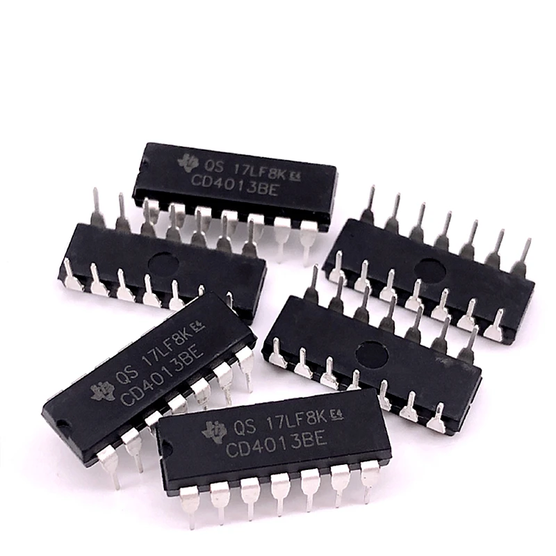 (10pcs) CD4013BE DIP-14 CD4013 DIP14 4013BE DIP CMOS DUAL D-TYPE FLIP-FLOP