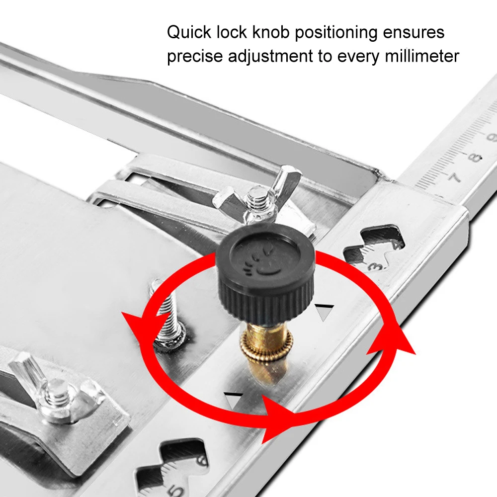 Macchina da taglio guida bordo posizionamento taglio tavola di legno strumento elettricità sega circolare Trimmer macchina Router per la lavorazione