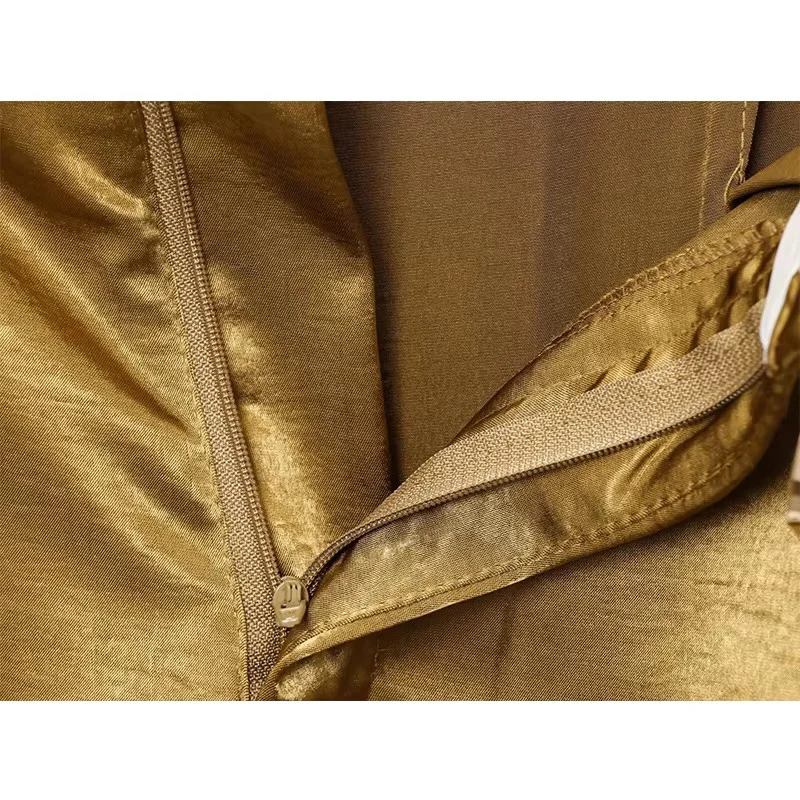 여성용 우아하고 시크한 벨트 주름 장식 캐주얼 루즈 롱 팬츠 여성용 솔리드 사이드 포켓 지퍼 슬림 와이드 레그 팬츠