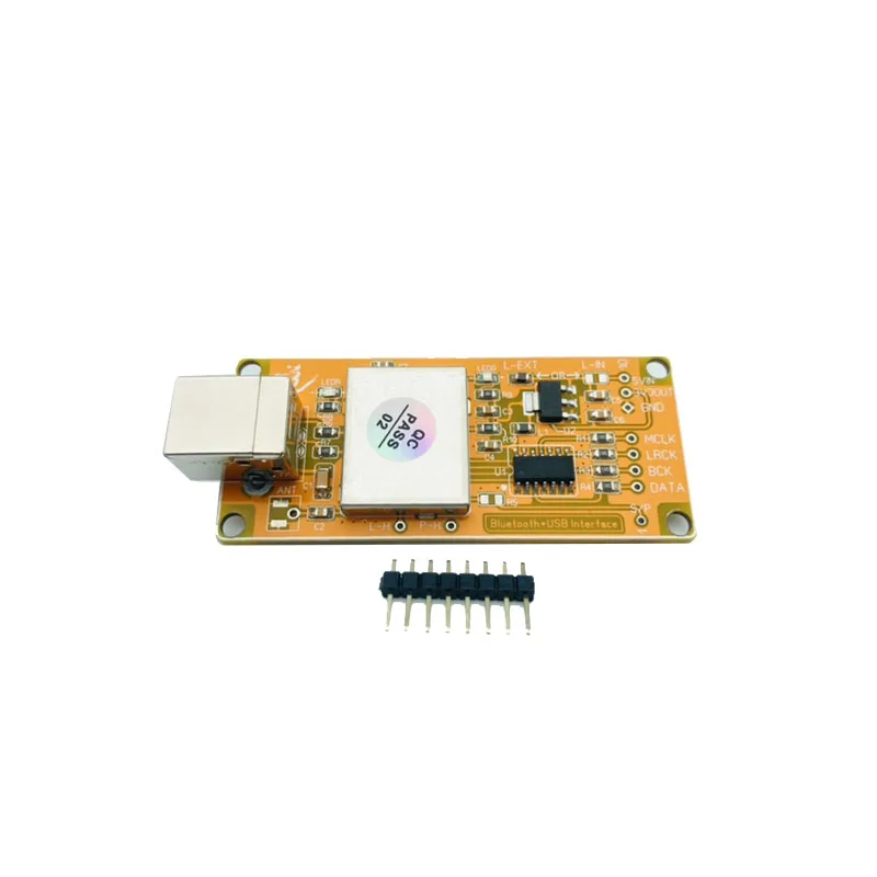QCC5125 Bluetooth USB Card, IIS saída Interface Digital, Compatível com XMOS italiano, Amanero para amplificador