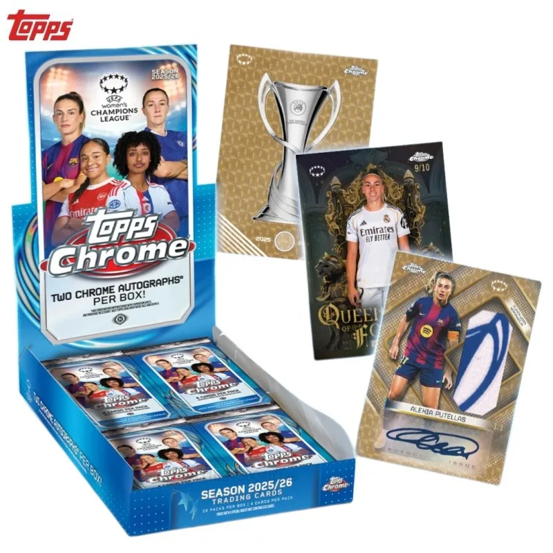 2025-26-topps-chrome-women's-football-champions-league-series-football-collection-card-hobby-edition-official-trading-card
