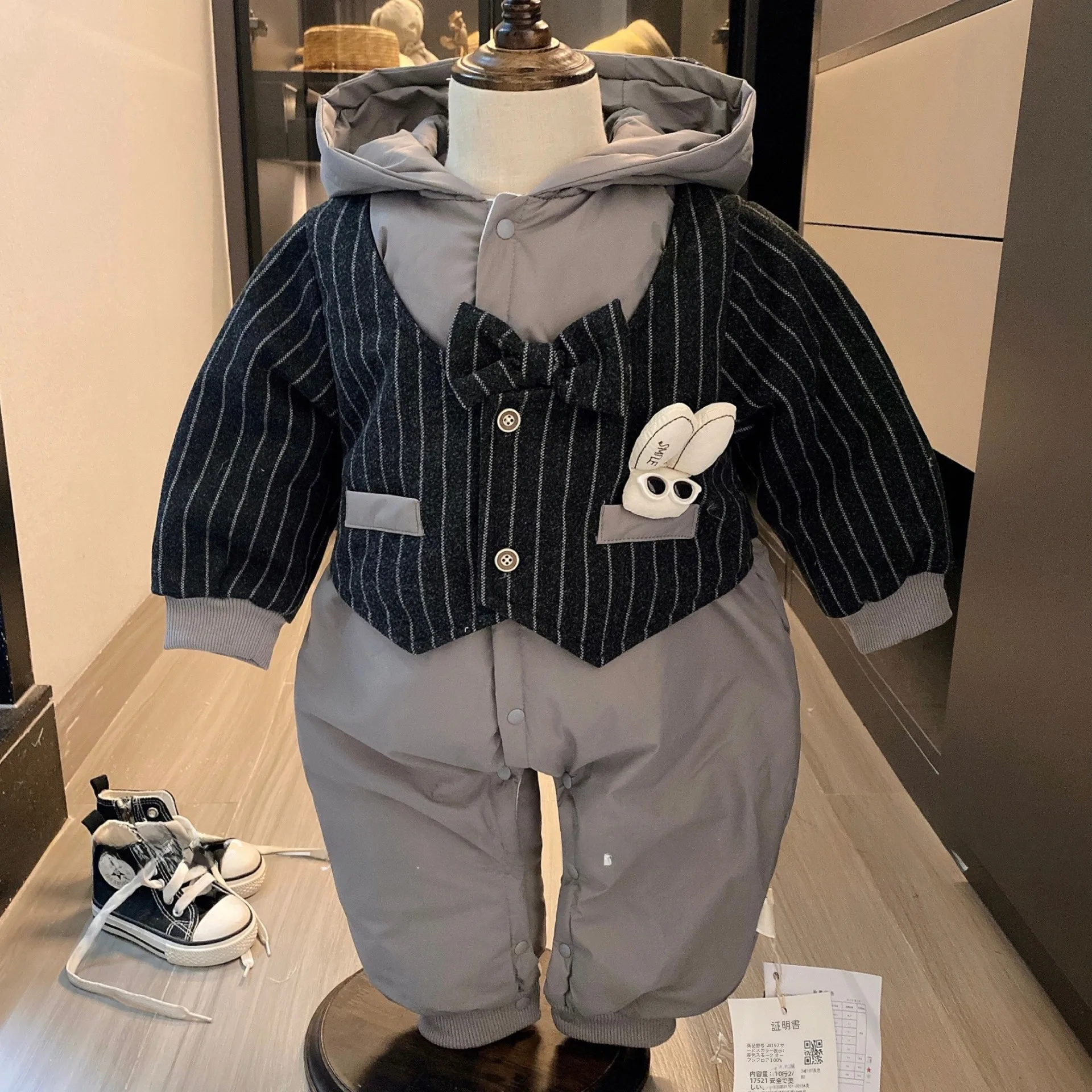 mono-acolchado-de-invierno-para-bebes-recien-nacidos-ninos-de-00-dias-de-cumpleanos-ninos-de-un-ano-fibra-de-poliester-coreana