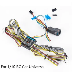 RC Model Car 14 luci Linkage Light Set universale per 1/10 RC Crawler Traxxas TRX4 Defender AXIAL SCX10 RC4WD D90 Bronco Parts