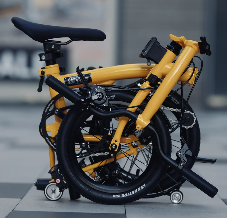 MINT BOB 3-14K 14Inch Triple Folding Bike/ Chromium-Molybdenum