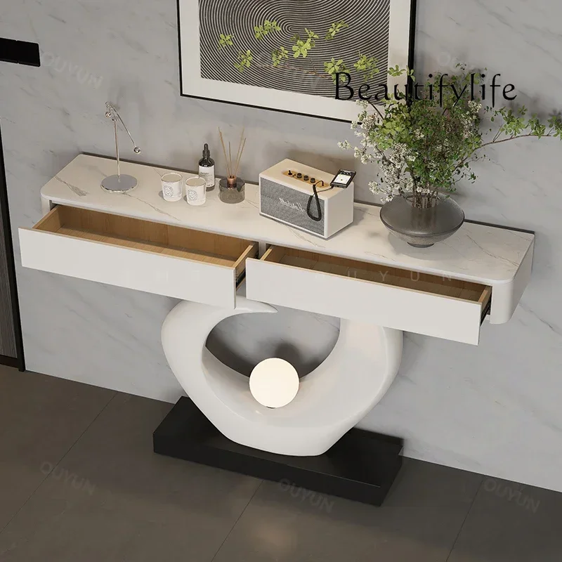 

B FKHug The Entrance To The Entrance, Facing The Door Against Wall, Aisle Corridor, Light Luxury And High-end View Platform