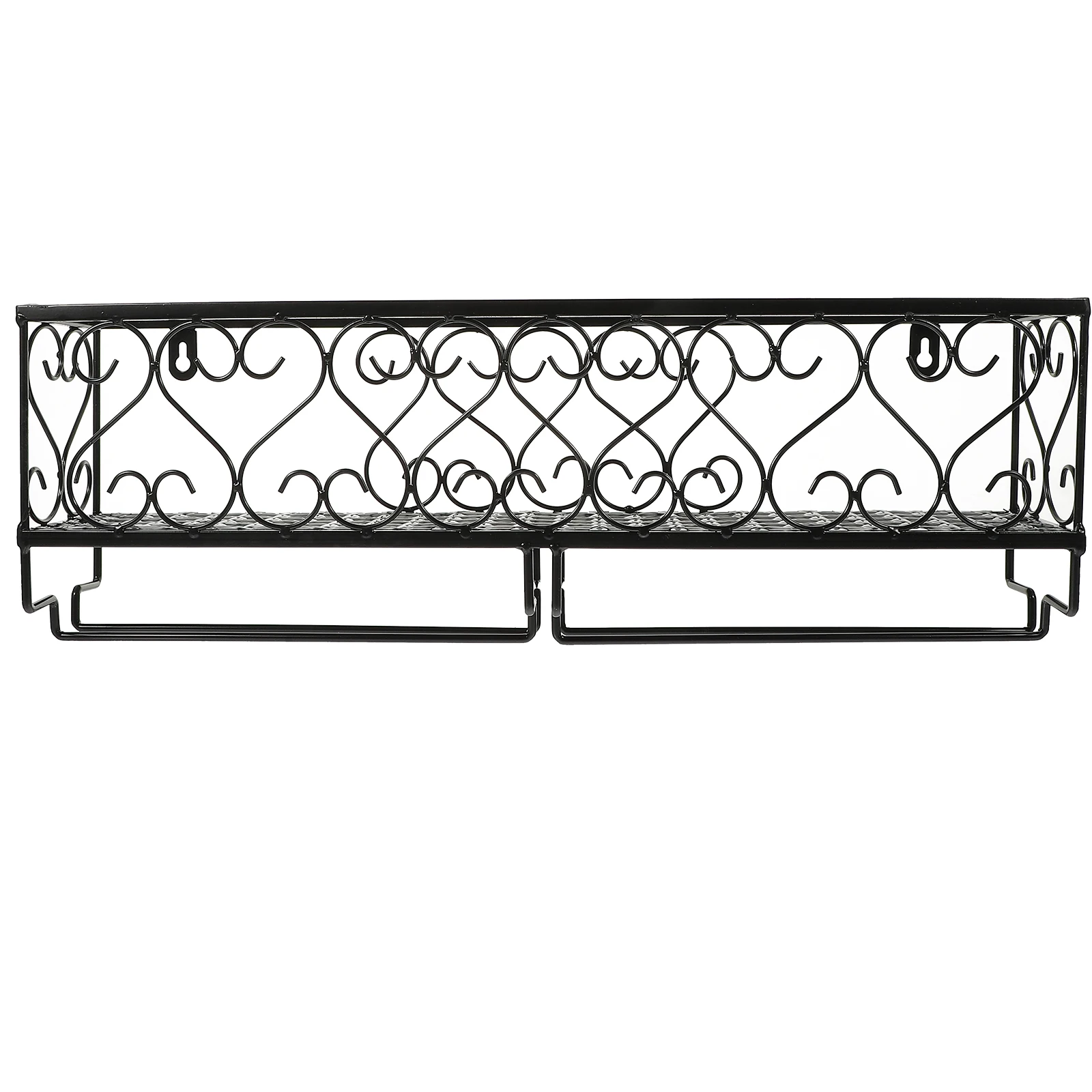 

Iron Rack Goblet Holder Storage Shelf Wall Mount Display Stand Bottle Hanging Dustproof Red Beer Bottle