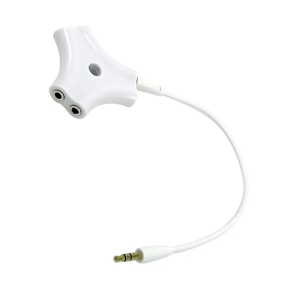 3.5mm 5 Port Headphone Splitter Adapter Supports Up to 5 Listeners Simultaneously 1 Meter Stereo Audio Cable Wide Compatible