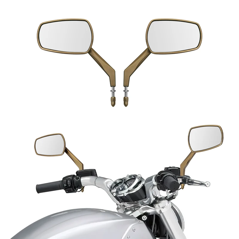 Motorcycle Side Rear View Mirrors For Harley Touring Road King Glide Electra Street Glide 1982-later