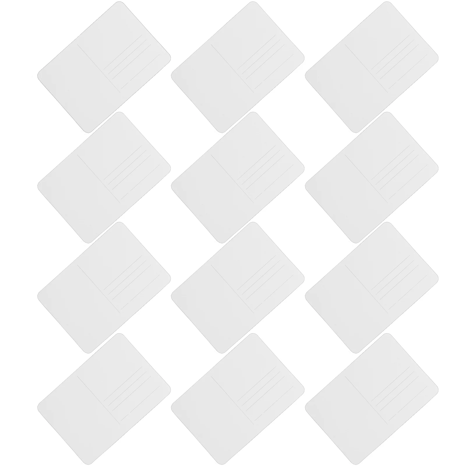 

12Pcs Watercolor Cards Blank Paper Multipurpose DIY Painting Invitation Memo Message Card Set Watercolor Cards