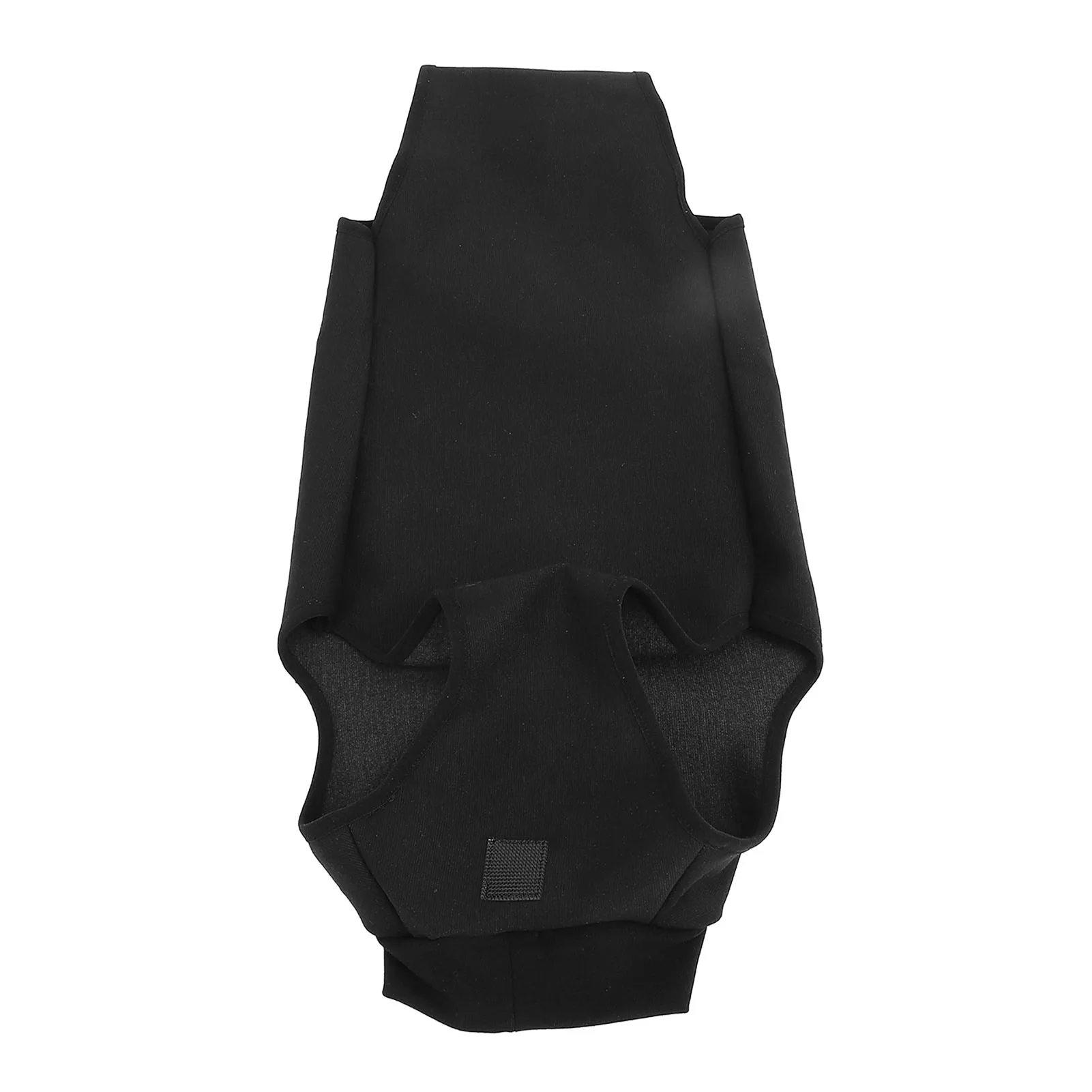 

Костюм для восстановления после стерилизации собак, предотвращающий вылизывание, послеоперационный, черный, многоразовый, на липучках, для использования в помещении и на улице