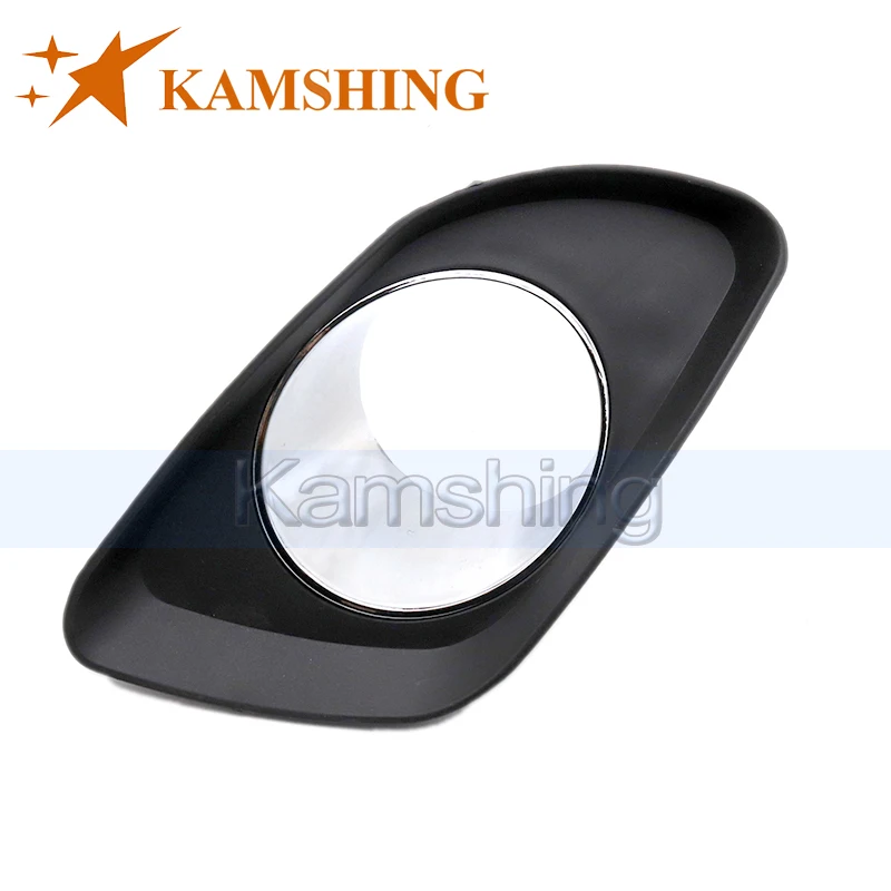 Kamshing For Geely Emgrand 7 EC7 EC7-RV 2009-2013 Hatchback Front Bumper Foglight Frame Fog Light Chrome Trim Cover Hood