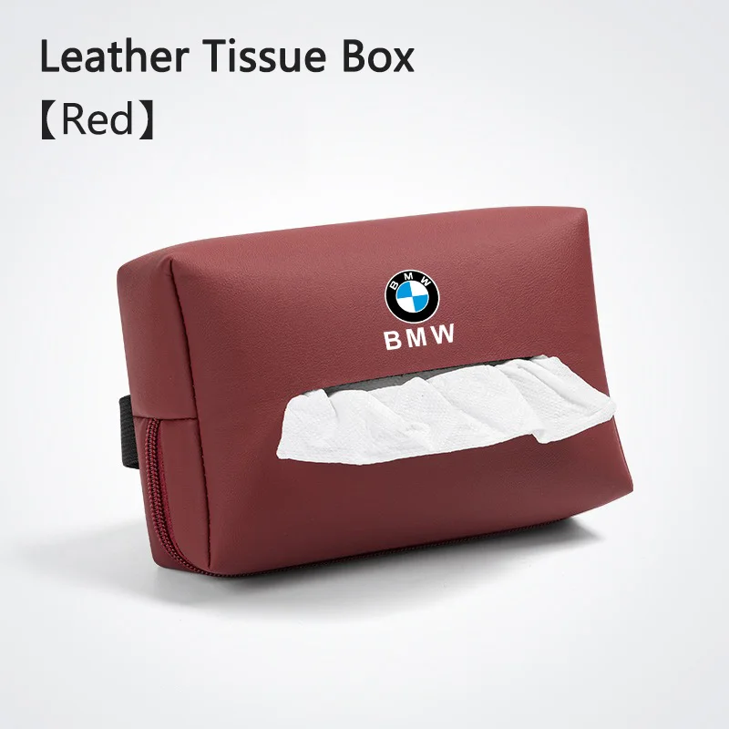 Car Tissue Box Napkin Holder Auto Home Room Paper Case Decoration Bracket For BMW X1 X3 X5 X6 X7 1 3 5 7 Series G20 G30 G11 F15