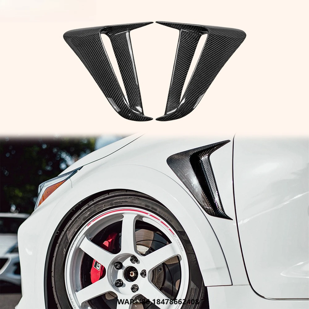 

For 23-25 GR Corolla Carbon EV Type Front Bumper Side Fender Vents Cover