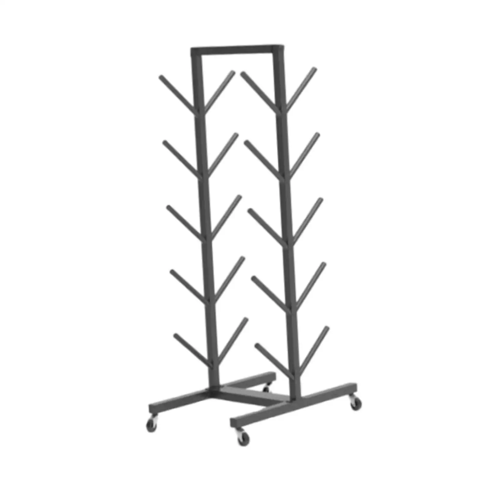 

Skateboard Rack Ski and Snowboard Storage Rack Wheeled Floor Stand 5 Layer Longboard Rack Floor Rack for Club Home Skate Shop