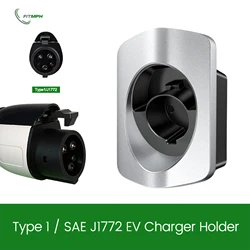 FITMPH Type 1 EV Charger Holder, Wall-Mounted and Split design,SAE J1772 Charging Cable Organizer For Chevrolet Ford etc.