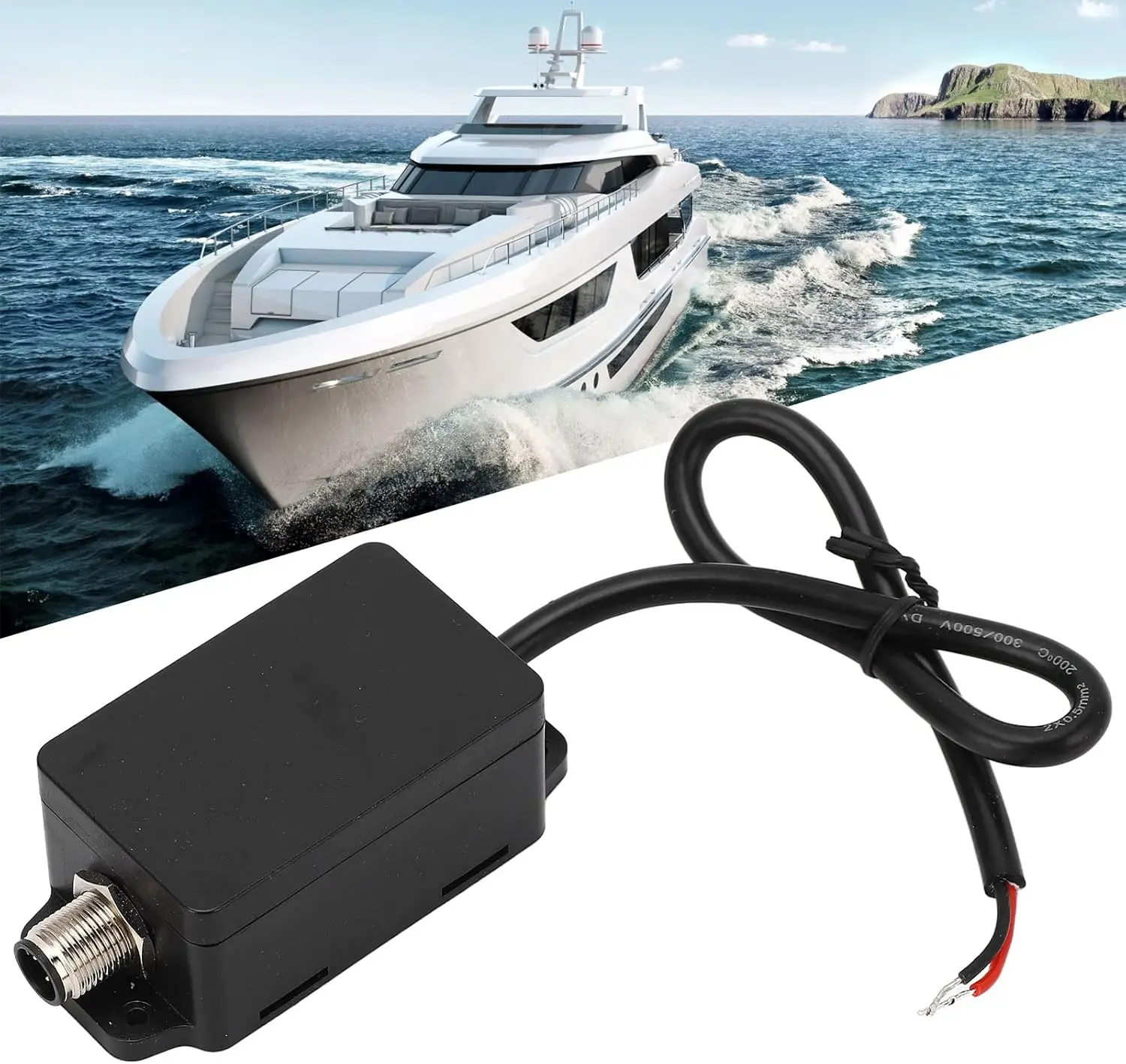 

NMEA 2000 Converter, 9‑32V DC IP67 Converter Box, Multifunction Convert 0‑190 and 240‑33 Ohm for Boat Yacht Marine