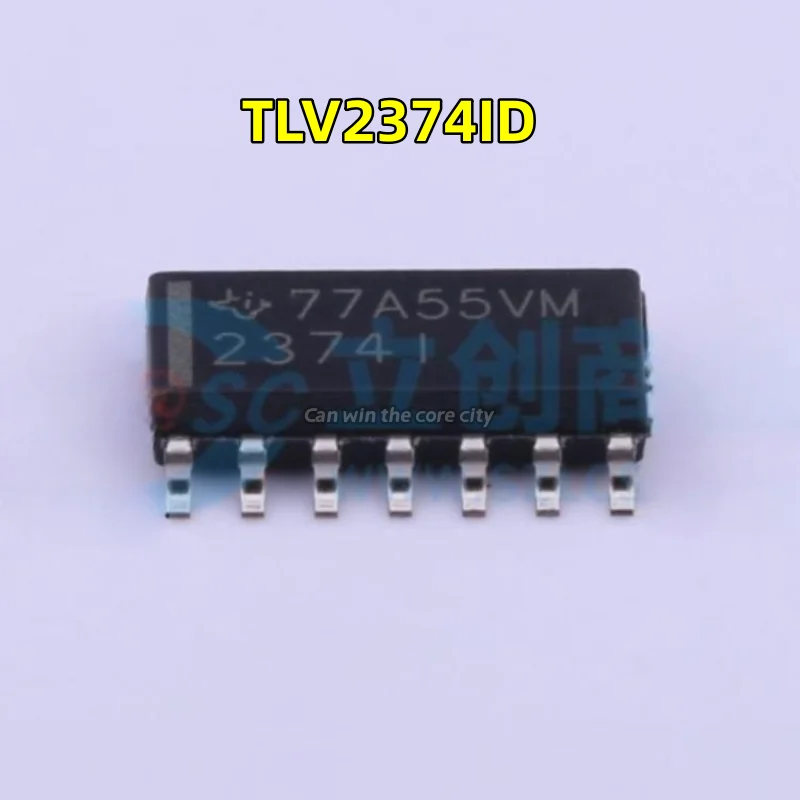 50 PCS / LOT New TLV2374ID TLV2374 2374I package SOP-14 precision amplifier chip in stock