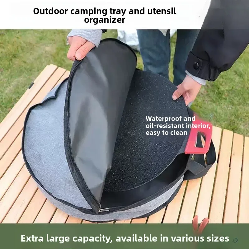 Waterproof Camping Storage Bag Portable Handheld round Multi-Functional Tent Folding Bag for Outdoor Exposure And Storage