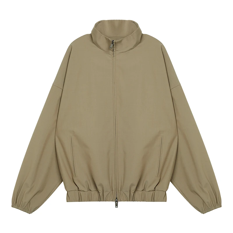 

Men's Autumn Winter High Collar Jaet HA2W724 Long Sve Zipper Front Regular Length Chinese Sle Upperwear