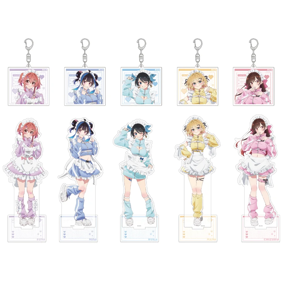 Игра Mami Nanami Ruka Sarashina Sumi Sakurasawa, акриловая фигурка-подставка, кукла, аниме Chizuru Mizuhara, брелок для косплея, игрушка в подарок