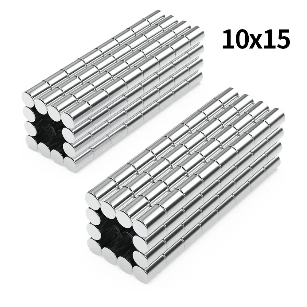 

10x15mm N35 Super Strong Neodymium Magnet Round NdfeB Powerful Permanent Magnetic imanes Refrigerator Magnets 10*15