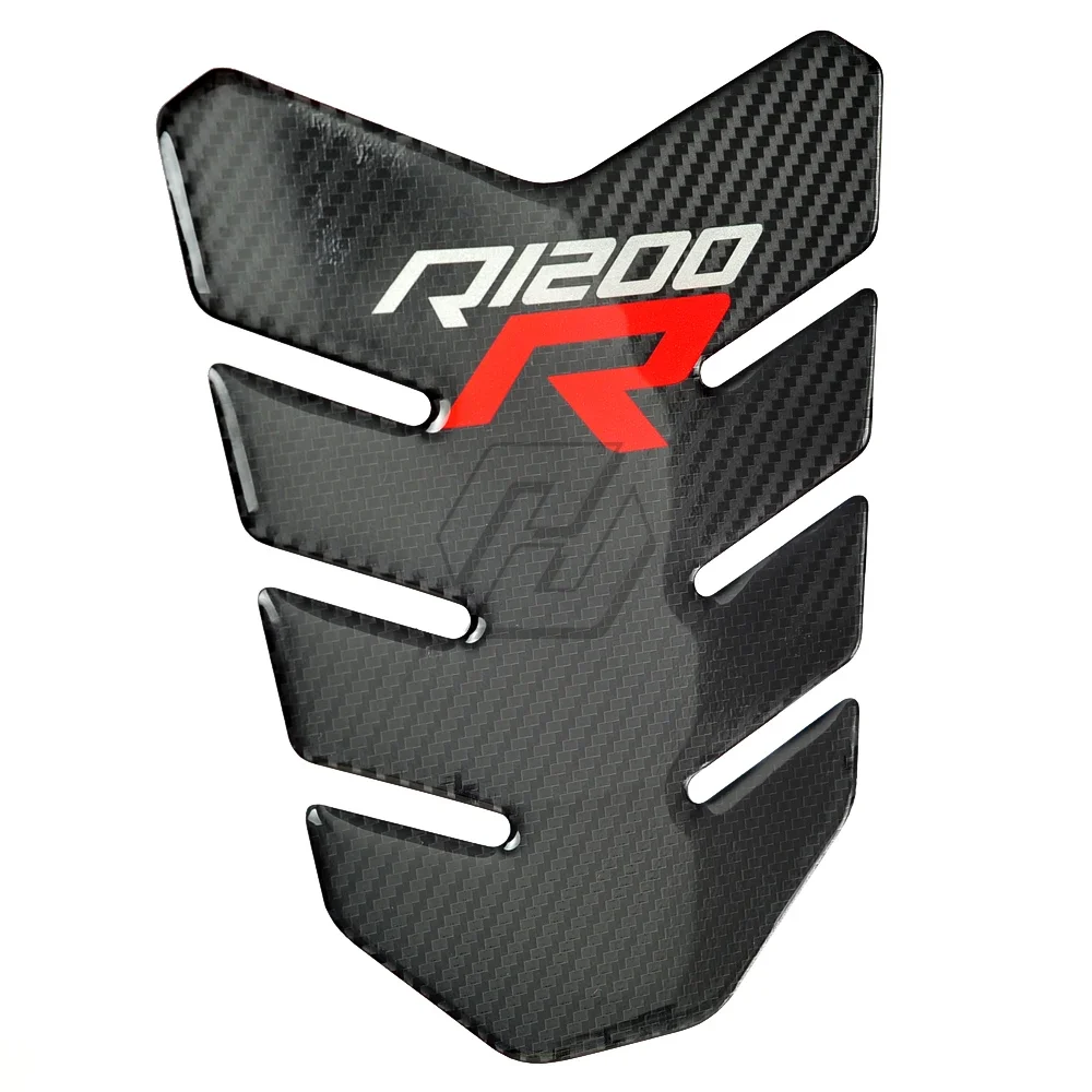 Para BMW R1200R R1200 R Protector de almohadilla de depósito pegatina 3D con apariencia de carbono