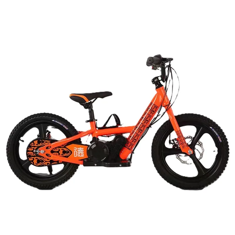 Factory Direct Wholesale 12 16 Inch Kids Electric Balance Bike 21V200W Outdoor Scooter Bike image 3