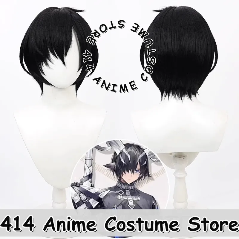 

Game & Anime Paprika Cosplay Wig Arknights Black Realistic Scalp Heat-Resistant Fiber Synthetic Hair