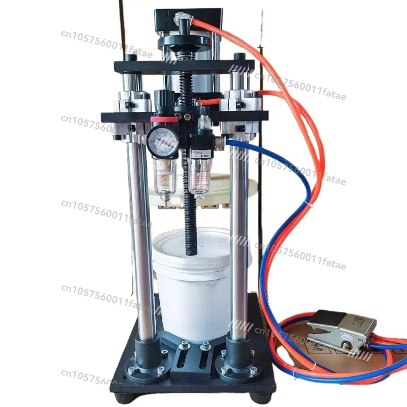 1L-5L Small Plastic Bucket Capping Machine Paint Bucket Capper Food Bucket Sealer Pneumatic Sealing Machine