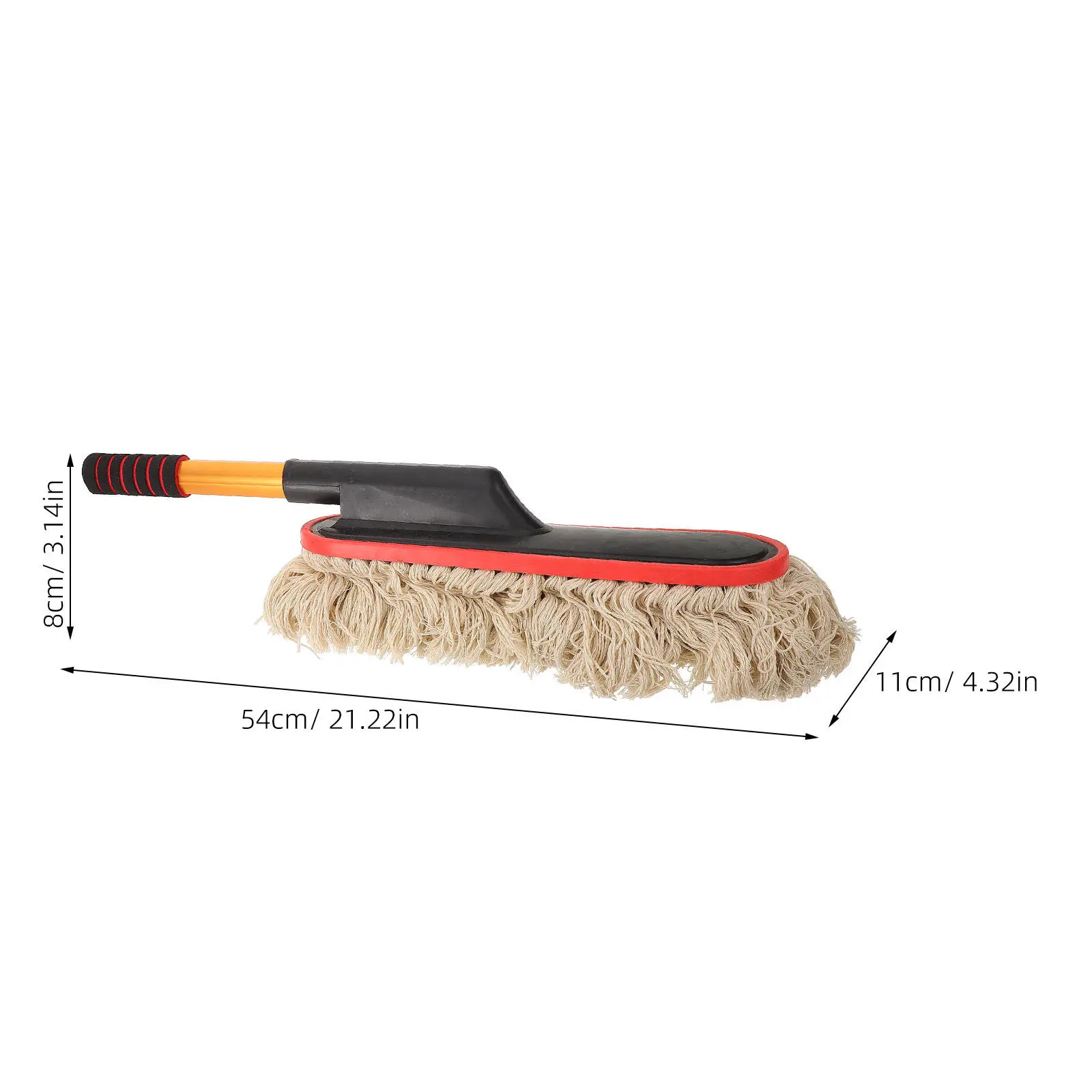 Cotton Thread Soft Cleaning Brush for Car Washing Telescopic Retractable Design Gentle on Paint Easy Grip Handle Car Wash Brush