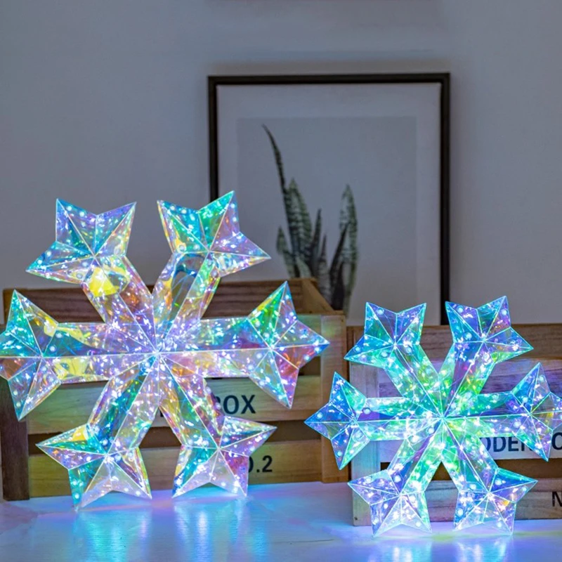 Christmas Decoration Symphony Luminous Snowflake Ambient Hanging Pendant Shopping Mall Hotel Window Outdoor Beauty Decoration