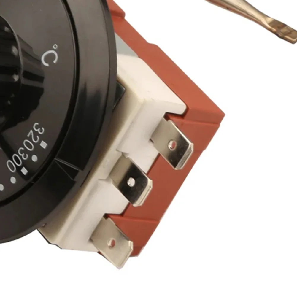3-Pin Digital Capillary Thermostat for Boilers Water Heaters Ovens Deep Fryers Temperature Control 50 to 320 C