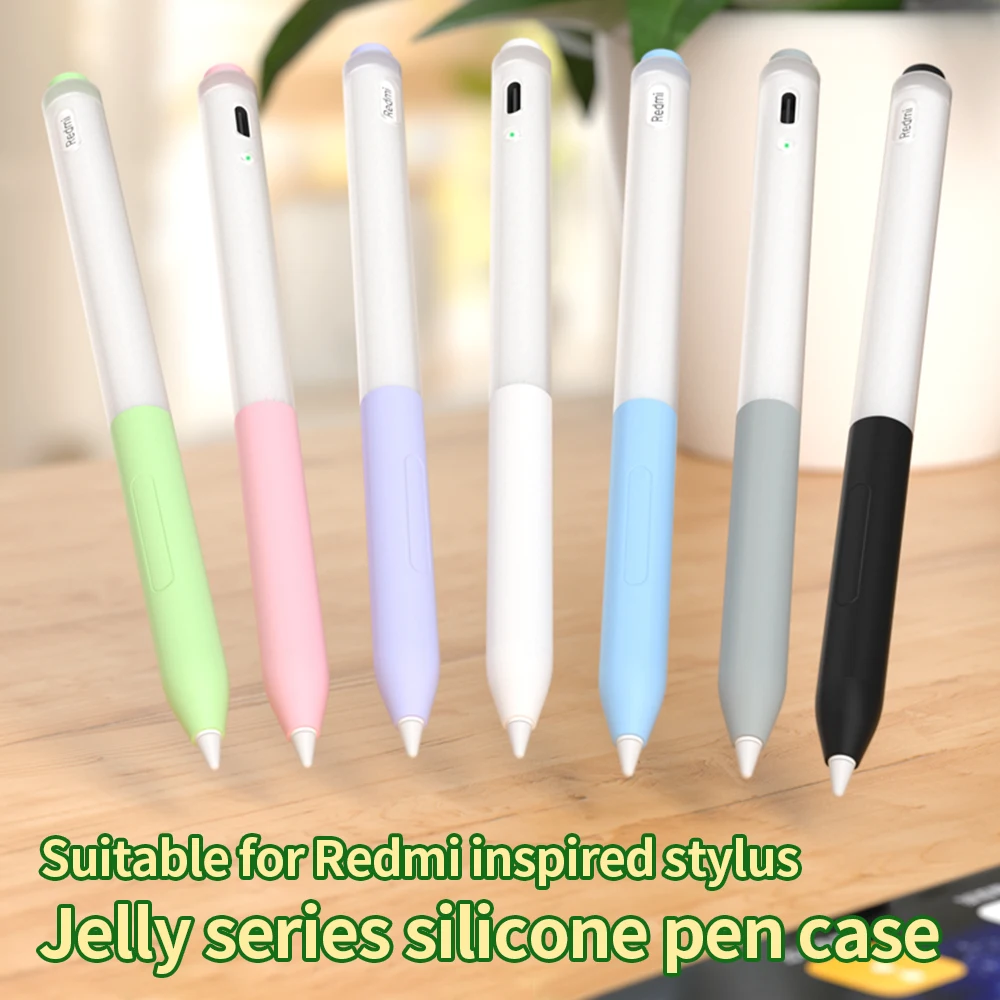 Stylus Cover Silicone For Redmi Touch Screen Pen Grip Case Shockproof Anti-Scratch Non-Slip Protective Sleeve Pencil