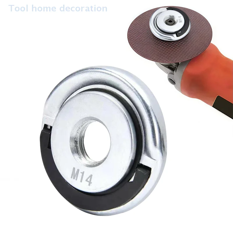 

M14 Self-Locking Quick Release Power Chuck Flange Nut Grinder Pressing Plate For Angle Grinder
