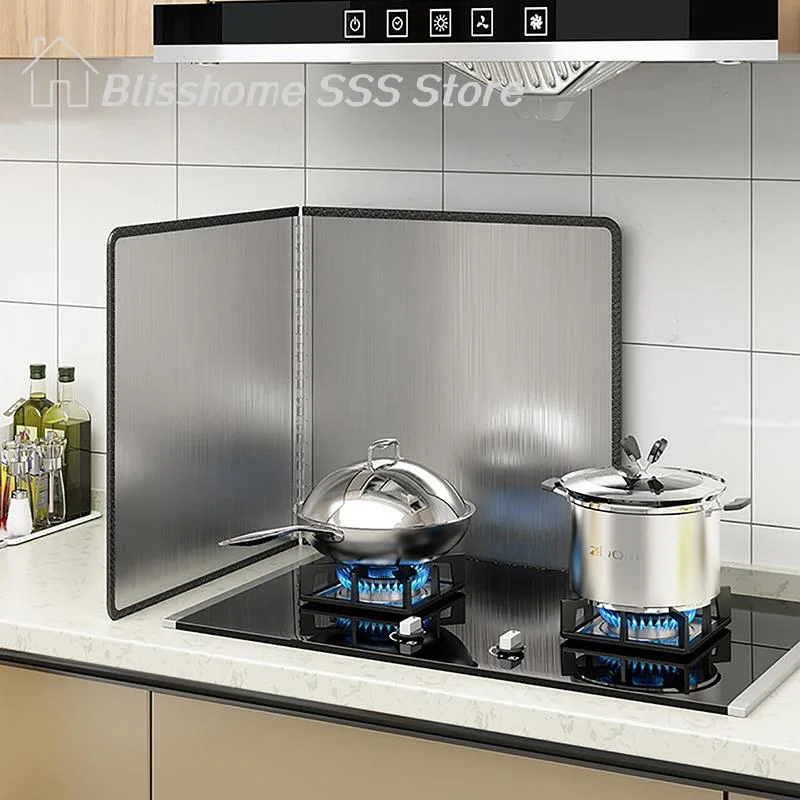 【S】Oil Splatter Guard Grease Splatter Screen for Frying Splatter Guard Stainless Steel Splatter Screen Gas Stove Oil Splash
