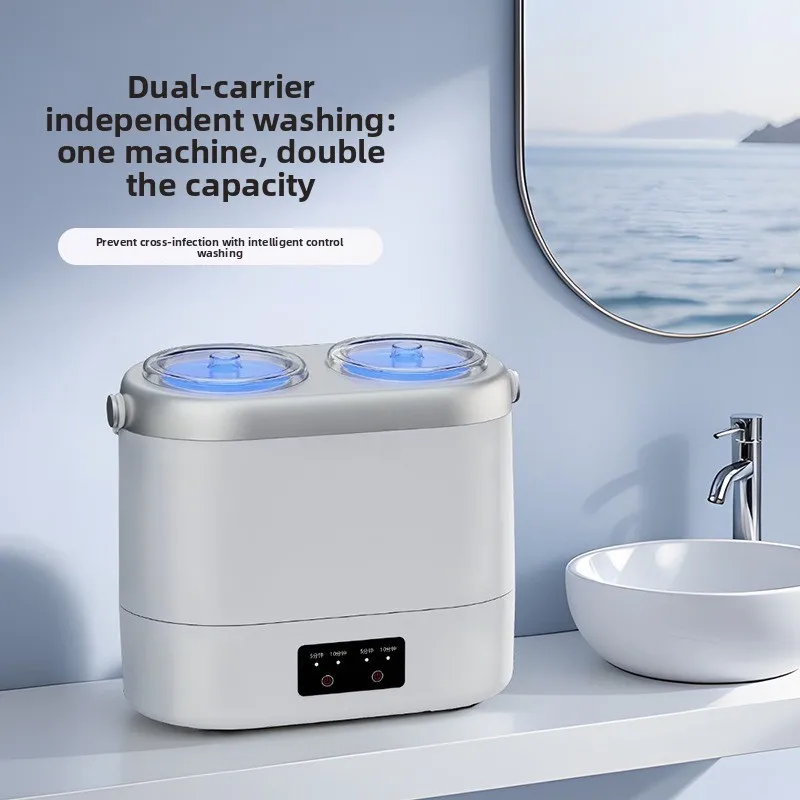 Double-barrel Washing Machine Household Baby Special Small Washing Underwear Socks Sub-cabin Dormitory Mini Washing Machine