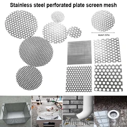 Stainles Steel Floor Drains Net Cover Square Drain Hole Shower Hair Catcher Filter Stopper Kitchen Bathroom Hardware Parts