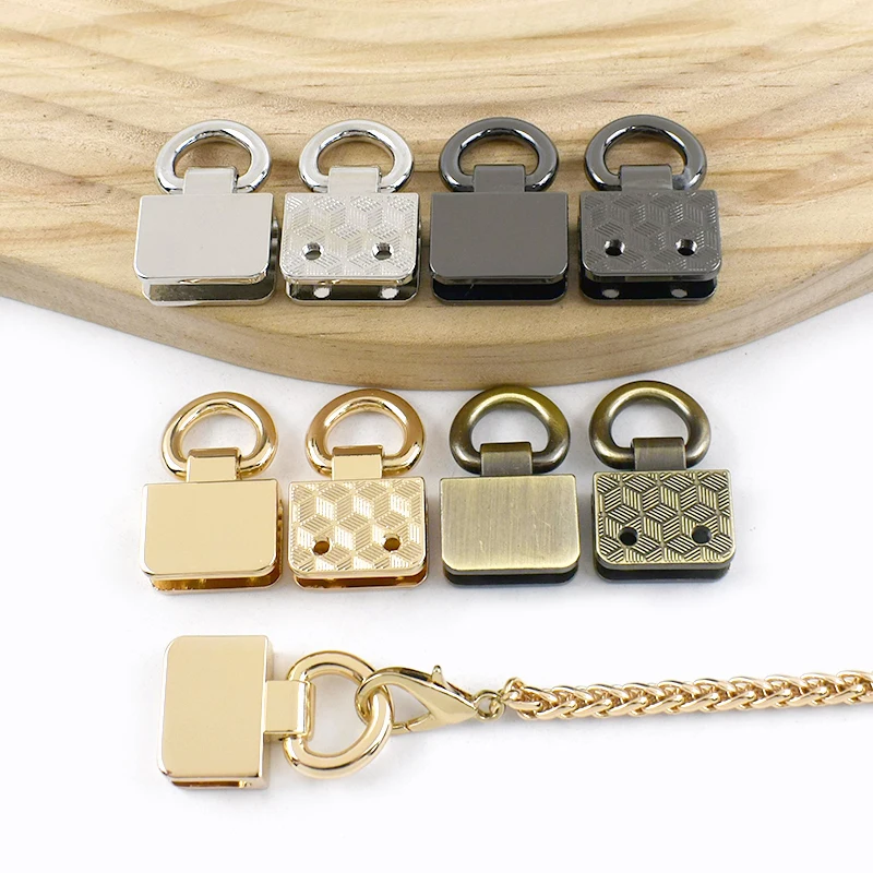 

2/4Pcs Meetee 32x19mm Metal D Ring Buckle Bag Side Clip Clasp Women Handbag Strap Connector Screw Hook DIY Hardware Accessories