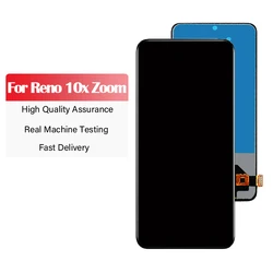 LCD Screen for 6.60 inches OPPO Reno 10x Zoom CPH1919 PCCM00 LCD Touch Screen Digitizer Assembly with Repair Tool and Glue