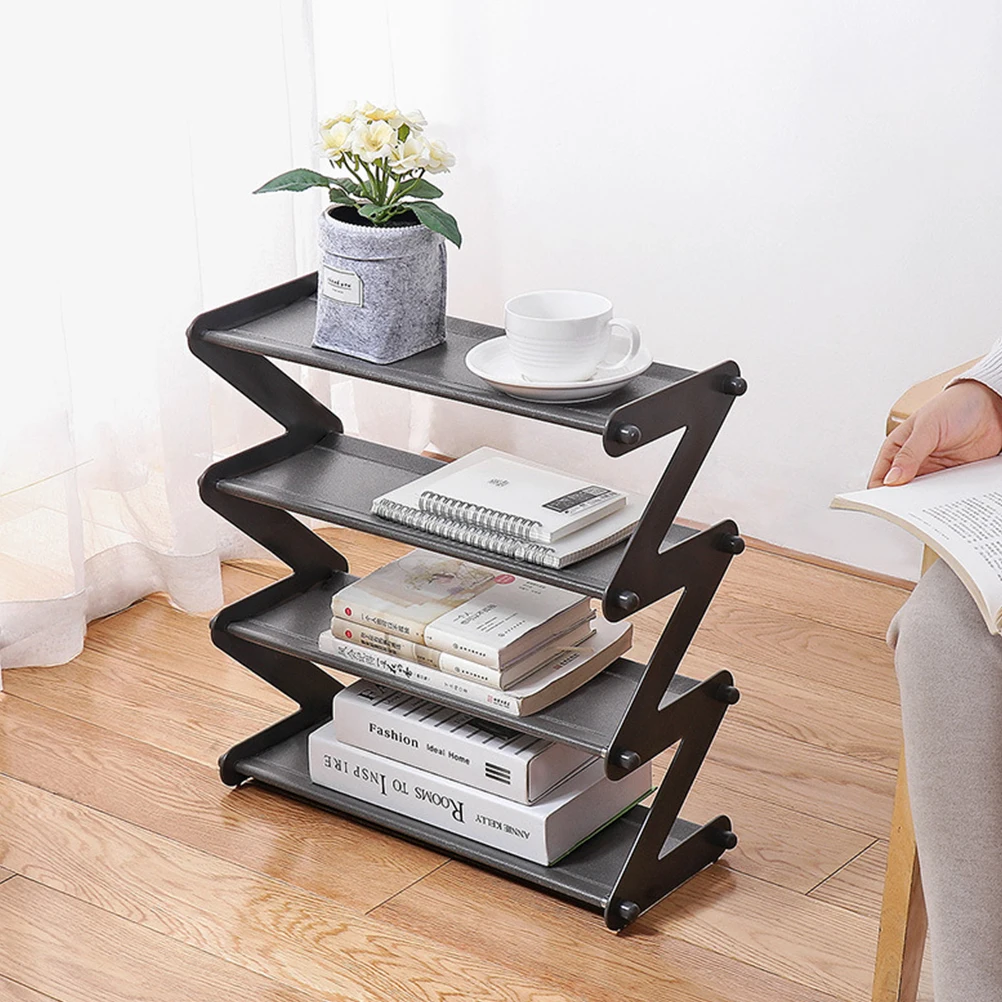 

1pc Shoe Pink Easy Clean Household Organizer Layered Shelf Kitchen Utensils Storage Shelves Storage Racks Shoe Rack